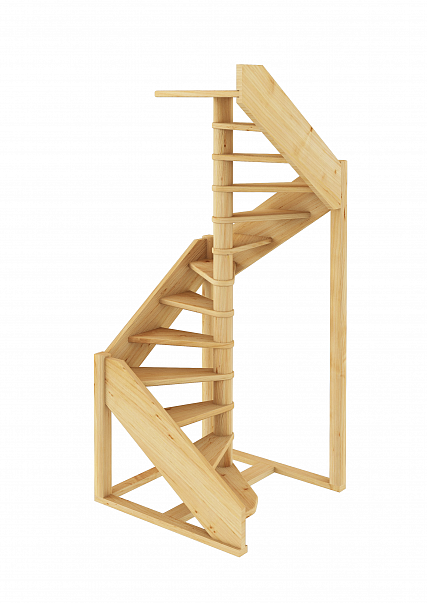 Лестница ЛC-1.2хм П сосна под покраску